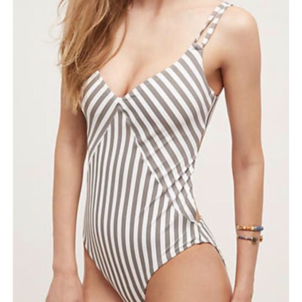 NWT Striped Onepiece